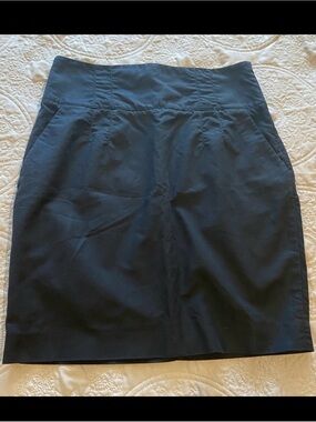 Burberry Black High-Waist Pencil Skirt